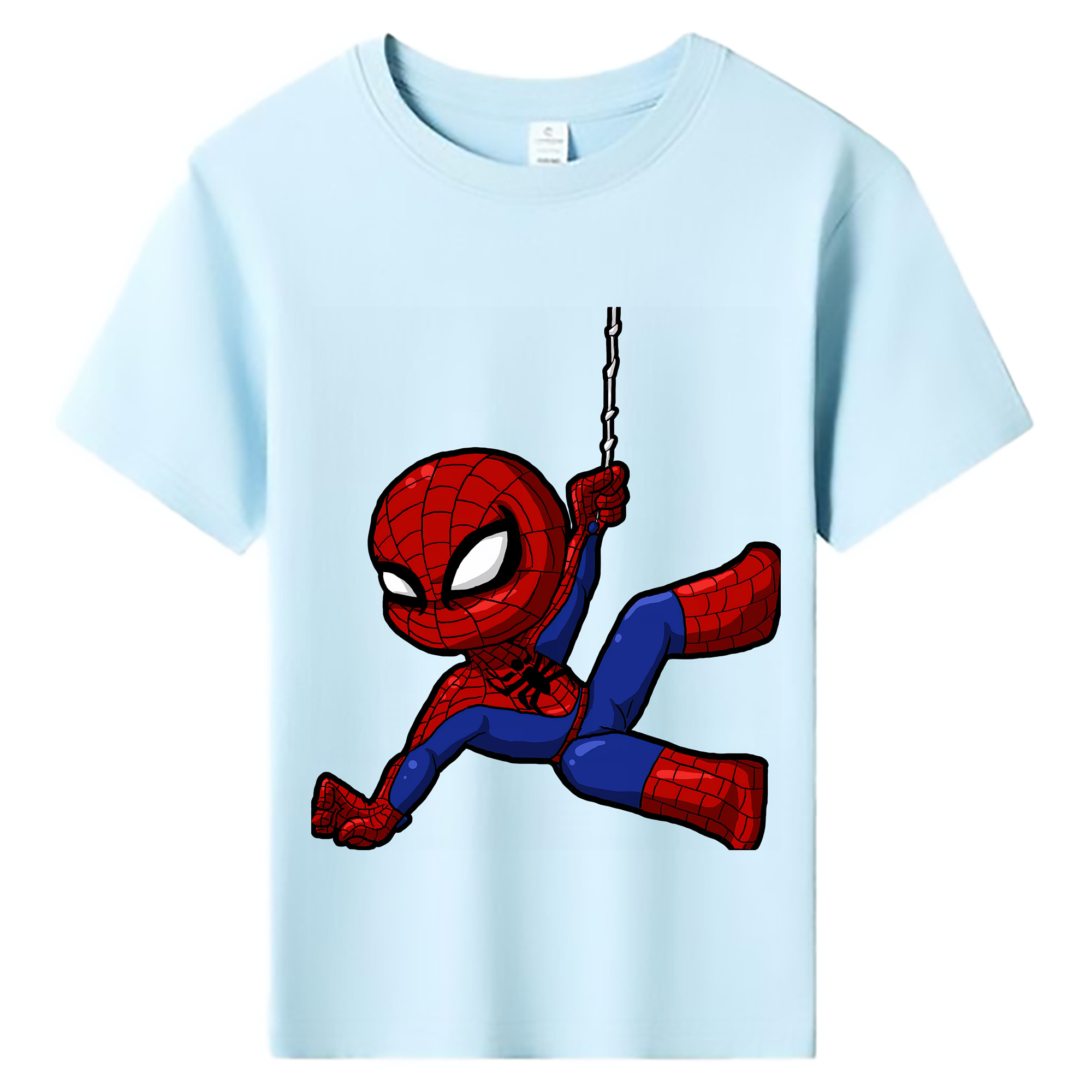 （画像用） Spider Man スパイダーマン 綿100％キッズTシャツ（フロントプリント）